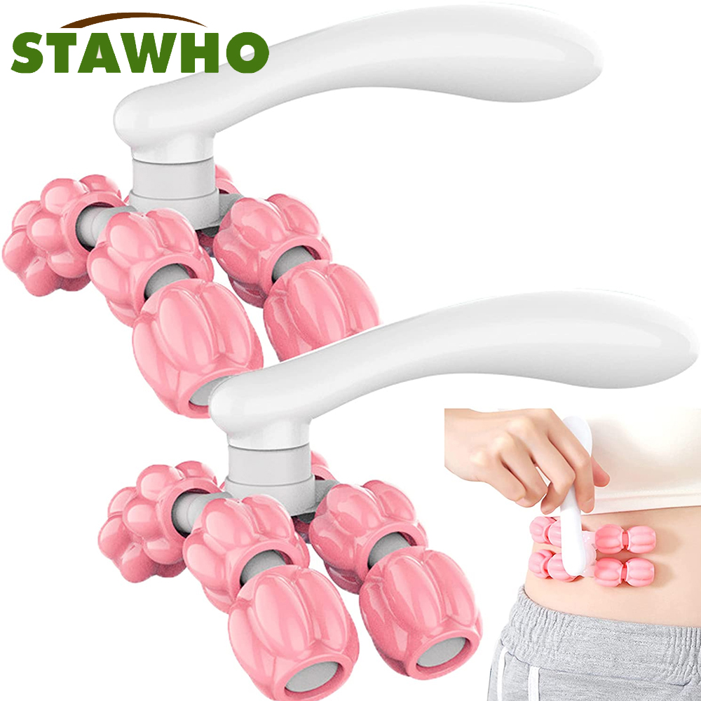 Reflexology Foot Roller - Massaggiatore a Y con 8 sfere,