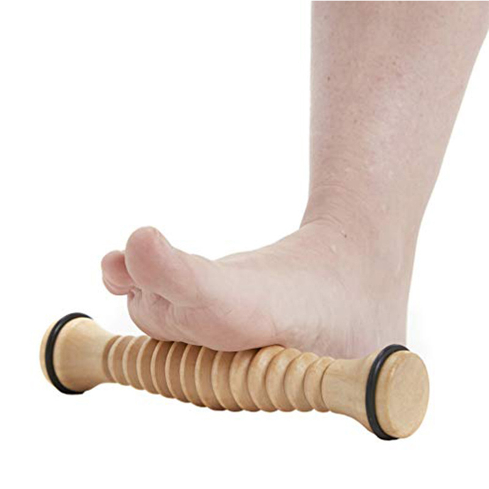 Reflexology Foot Roller - Massaggiatore in legno Rullo per piedi